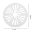 thumbnail image 5 of Tapa giratoria para lavadoras, tapa giratoria de plástico de repuesto, tapa giratoria de seguridad para secadora, 2 uds., 5 of 5