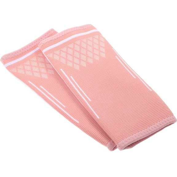 Soimiss 1Pair Sports Wrist Band Volleyball Wrist Protector Pink Breathable Elastic Support for Exercise