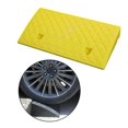 thumbnail image 1 of relayinert Portable Curb Ramp Wheelchair Threshold Ramp Kerb Ramp Non-slip 7cm Yellow, 1 of 5