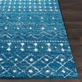 thumbnail image 2 of Contemporary Mohican Collection Area Rug in Tidal Color and Rectangle, Runner Shape, 2 of 6