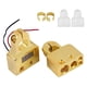thumbnail image 4 of Kit de conectores terminales para batería de coche perfecl 2 piezas con voltímetro calibre 0/4/8/10 AWG dorado, 4 of 8