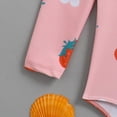 thumbnail image 6 of Hessimy Girl One Piece Swimsuit Quick Dry Bathing Suit Cross Shoulder Strap Beach Swimwear(Pink,12-18 Months), 6 of 7