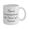 thumbnail image 2 of Unique Idea Trainer Gifts, Never Underestimate the Power of a, Perfect Birthday 15oz Mug Gifts For Coworkers From Boss, 2 of 6