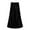 Black, variant on LYMAYTER ‌Women's High Waist Silk Satin Skirts Breathable Dinner Date Swing Midi Skirt for S-XL
