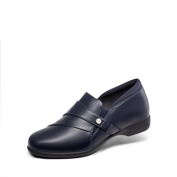 BURUDANI Womens Comfortable Loafers Slip-on Dressy Business Casual Work Office Loafer with Arch Support