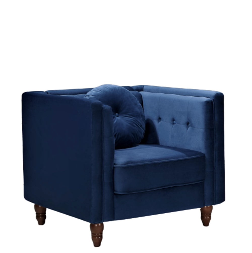 Evendale 35" Wide Tufted Velvet Armchair
