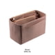thumbnail image 4 of Qarigey Bolso elegante del parte movible del fieltro para el bolso cosmético multifuncional del viaje del organizador cosmético del viaje de Bolsas de maquillaje beige Largo 30*15*16cm, 4 of 6