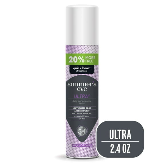 Summer's Eve Ultra Daily Active Feminine Spray, 2.4 oz