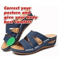 thumbnail image 4 of Woman Orthopedic Comfy Summer Slippers with Three Arch Support Design with Toes Beach, 4 of 5