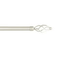 thumbnail image 3 of Exclusive Home Lancelot 1" Window Curtain Rod and Finial Set, Adjustable 66"-120", Matte Nickel, 3 of 8