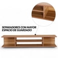 thumbnail image 3 of Mueble para TV Ilios Innova Repisa Flotante Color Maple, 3 of 9