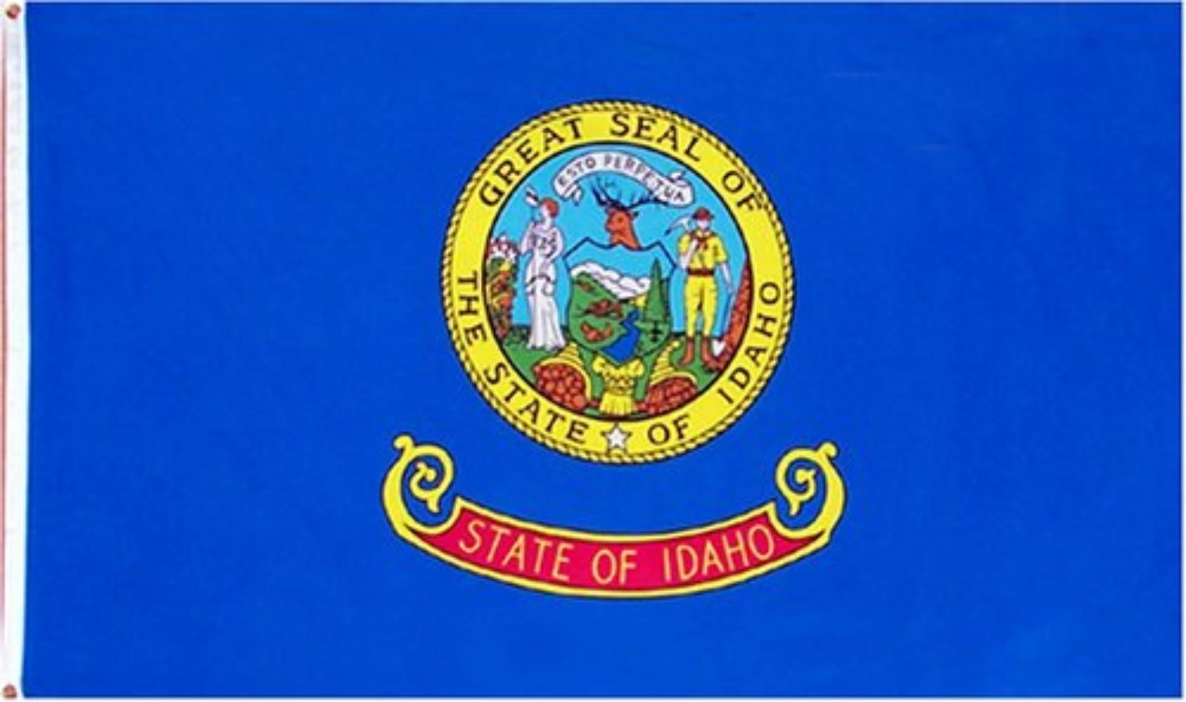 Idaho Official State Usa American Flag 3x5 Polyester