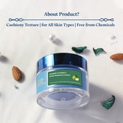 Blue Nectar Natural Vitamin C Face Cream for Glowing Skin with Green Apple and Almond Oil (13 Herbs, 1.7 Oz)