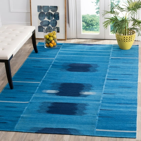 SAFAVIEH Kilim KLM810A Handwoven Blue / Purple Rug