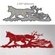 thumbnail image 2 of Troqueles de corte de metal para perros (6 unidades/juego), plantillas de moldes para manualidades y sellos., 2 of 5