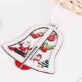 thumbnail image 4 of Navidad madera hueco árbol de Navidad decoración del hogar campana colgante decoraciones 2 uds Wmkox8yii fhajkh4564, 4 of 5