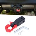thumbnail image 4 of Shackle Hitch Receiver, Sturdy Universal Hefty Pulling Capacity 2in Shackle Mount Trailer Hitch  For Jeeps For Cars For Trucks Red, 4 of 8
