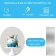 thumbnail image 3 of 1 Pc 8.6 Inch Stainless Steel Cake Scraper,Cake Metal Scraper for Baking,Sided Patterned Edge Smoother Scraper,Frosting Cake Modelling Scraper,Smoother Leveler Scraper for Cream Cake, 3 of 7