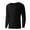 Black, variant on Men's thermal Compression Shirt Cotton Thick Long Sleeve thermal Shirts Athletic Base Layer Top Cold Weather Gear Black 6(L)