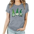 thumbnail image 2 of T-Shirt de la Saint-Patrick pour Femmes Mode Saint-Patrick Imprimé Col Rond Manches Courtes T-Shirt Décontracté Haut T-Shirts de la Saint-Patrick pour Femmes, 2 of 4