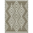 thumbnail image 2 of Addison Rugs Chantille Indoor/Outdoor Transitional Diamonds Taupe Washable Rectangle Rug, 9' x 12', 2 of 6