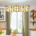 thumbnail image 3 of Yayeee Kitchen Valance Rod Pocket 54" x 18" Living Room Window Curtain, Pineapple Love, 3 of 6