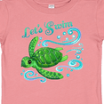 thumbnail image 4 of Inktastic Lets Swim Cute Sea Turtle Boys or Girls Baby T-Shirt, 4 of 5