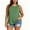 Green, variant on hoksml Women Round Neck Sleeveless Tank Top Curved Hem Loose Plus Size Casual Tee for Summer Daily Wear