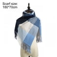 thumbnail image 2 of Fashion Long Shawl Big Grid Winter Warm Lattice Large Scarf, 2 of 5