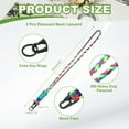 thumbnail image 2 of Uxcell Paracord Lanyards, Heavy Duty Keychain Lanyards Colorful, 2 of 7