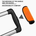 thumbnail image 6 of SIEYIO 2Pcs/Pack Neoprene Suitcase Handle Cover Sleeve Soft Grip Luggage Handle Wraps with Ergonomic Travel Bag Essential, 6 of 12