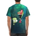 thumbnail image 2 of Invader Zim Gir T-Shirt for Men Novelty 3D Pritneted Casual Short Sleeve Tees Shirt Summer Street T Shirt Top, 2 of 7