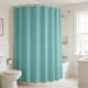 thumbnail image 1 of Cortina de ducha de color sólido 70,87 x 70,87 in – Mampara de baño de poliéster grueso impermeable, 12 ganchos incluidos, negro amarillo café verde azul púrpura, 1 of 6
