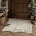 thumbnail image 2 of BERTHMEER 2'x3' Small Area Rugs Vintage Indoor Rugs for Dorm Entrance Entryway Bathroom Bedroom Kitchen Non Slip Washable Oriental Distressed Rugs, Brown, 2 of 5