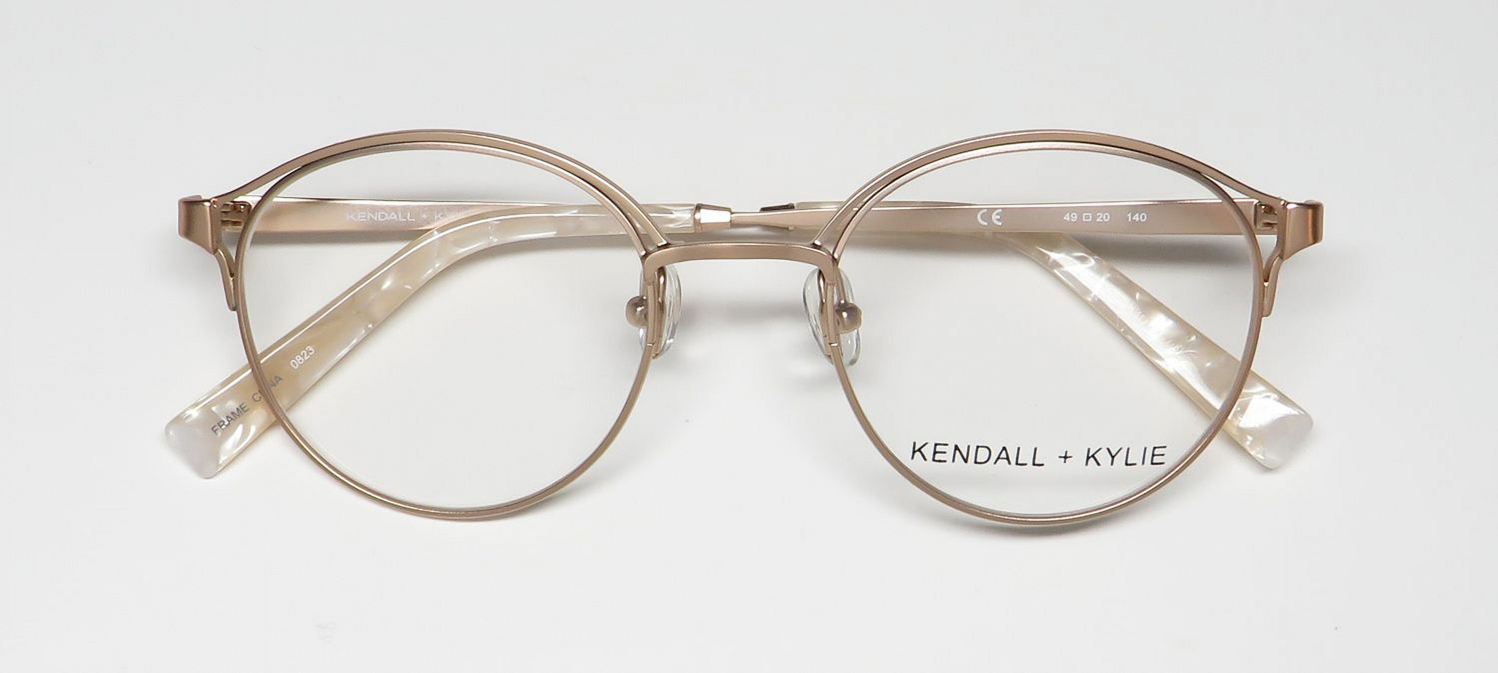 Kendall + Kylie Clear Square Glasses Kendall+Kylie KK5147CE ESME Designer Reading Glasses Gloss  main image 3