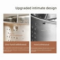 thumbnail image 3 of Compact 21.5cm 304 Stainless Steel Electric Rice Cooker Steamer Basket with Footed Base - Rust-Resistant, Easy-to-Clean Home Kitchen Tool for Versatile Food Steaming (Vegetables, Meats, Rice) with, 3 of 6