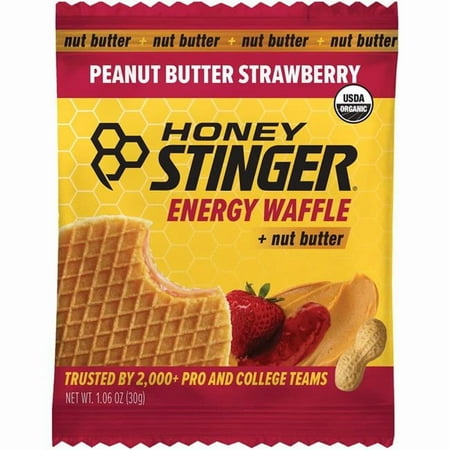 Honey Stinger Peanut Butter Strawberry Energy Waffle + Nut Butter 1.06 oz