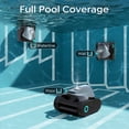 thumbnail image 4 of (2026 new)Talosbo C1 Cordless Robotic Pool Vacuum Cleaner with Wall &Waterline Cleaning, for Inground Pools Up to 1615 sq.ft, 180 Min,Dual Filtration, Smart Navigation, App Support, 4 of 10