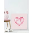 thumbnail image 6 of Marmont Hill Blurry Heart Canvas Wall Art, 6 of 7
