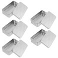 thumbnail image 6 of WEUVEB 5Pcs Decorative Silver Tin Canister Set for Home Small Item Organization, 6 of 9