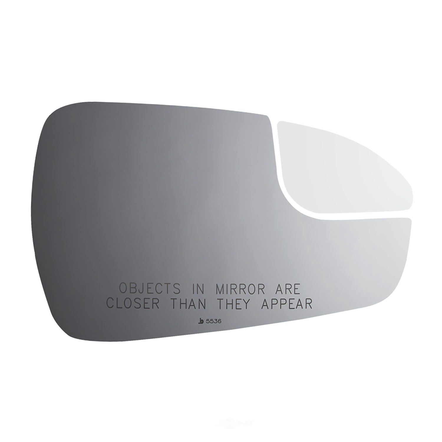 Burco Side View Mirror Replacement Glass - Clear Glass - 5536