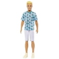 thumbnail image 1 of Muñeca de moda Barbie Fashionistas Ken #211 con camiseta de cactus azul Barbie -, 1 of 6