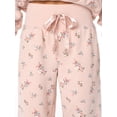 thumbnail image 5 of Celebrity Pink Women's Wide Leg Sweatpants with Wide Elastic Waist, Sizes XS-4X, 5 of 7
