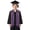 Purple, variant on Elegant Kids Graduation Shawl Wrap for Everyday Casual Wear Practical Comfort and Multifunctional Mantle Suitable for School Celebrations, Red