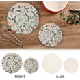 thumbnail image 4 of GZHJMY Beautiful Bird in Flower Forest Placemats Set of 2, Woven Washers, Cotton, Round Large Pot Holder, Heat Resistant, for Pot Countertops, 4 of 5