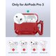 thumbnail image 2 of Funda para dispositivo electrónico portátil ESR AirPods Pro 3, color rojo, 2 of 9