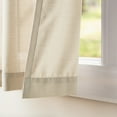 thumbnail image 3 of Exclusive Home Loha Linen Grommet Top Curtain Panel Pair, 54"x63", Vintage Linen, 3 of 8