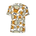 thumbnail image 3 of Balery Giraffes Head Baseball Jersey for Men Casual Button Down Shirts Short Sleeve Active Team Sports Uniform-Large, 3 of 9