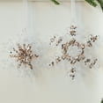 thumbnail image 4 of MOMOJIA Design Acrylic Snowflakes Ornament Ideal For Modern Holiday Interior Styling, 4 of 20