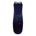 thumbnail image 4 of Lenago Robe Maxi Grande Taille pour Femmes Imprimée Sans Manches Croisée devant Longue Robe d'Été Plage en Solde, 4 of 4